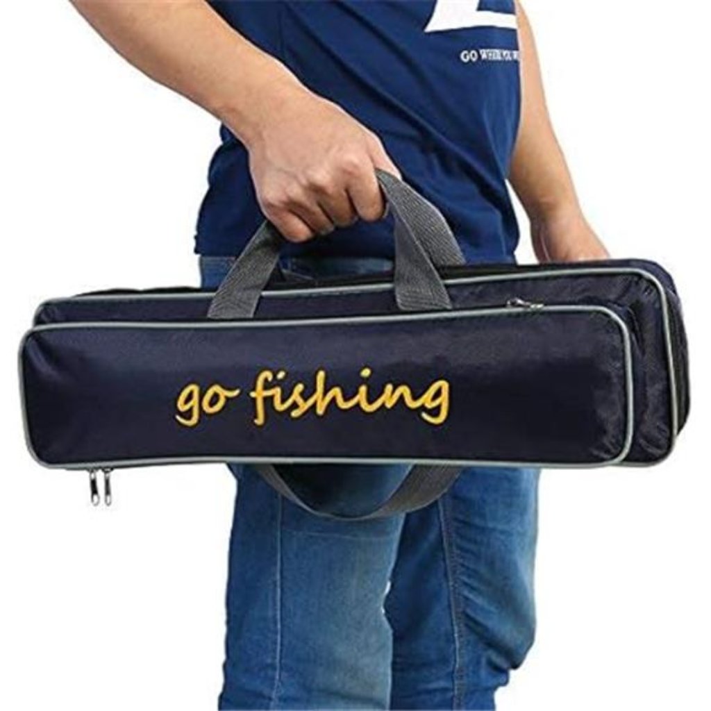 Fishing Rod Case Carrier Bag Portable Waterproof Fishing Rod Reel Bag Case Stora